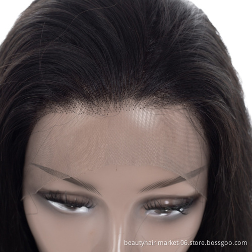 100% Indian Human Hair Full Lace Wig  Hand tied wig